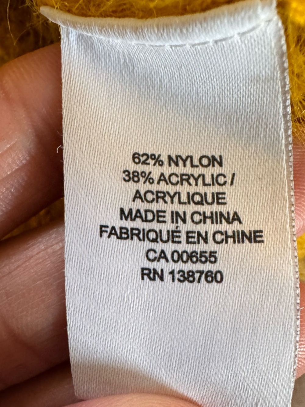 RW & CO EUC Mustard Fuzzy V-Neck Button Cardigan - Picture 5 of 7